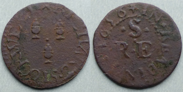 Reading, Richard Stockwell 1656 farthing N183